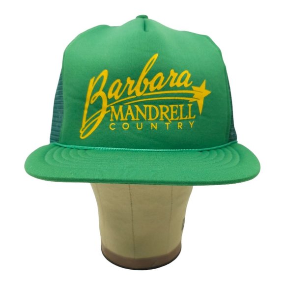 Vintage Barbara Mandrell Country Mesh Snapback Cap Trucker Foam Hat Rope Supreme - Picture 9 of 13